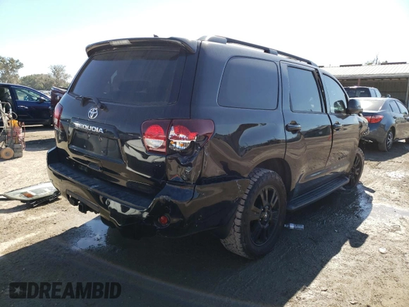 2018 Toyota Sequoia SR5 with VIN 5TDBY5G15JS164159, listed as a Copart auction lot 75561373 with 37,928 mi miles. Bid and sale history available at carsss.com. Image 3.