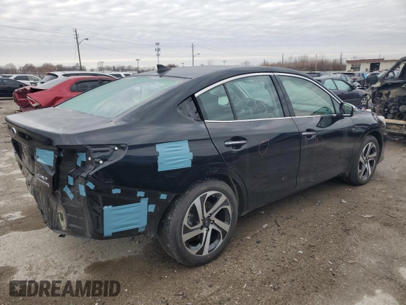 2022 Subaru Legacy Touring XT with VIN 4S3BWGP69N3021834, listed as a Copart auction lot 82534544 with 23,481 mi miles and Salvage title. Bid and sale history available at DreamBid. Image 3.