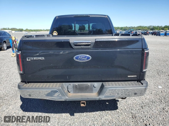 2015 Ford F-150 XLT with VIN 1FTEW1C81FFB01582, listed as a Copart auction lot 50217985 with 178,775 mi miles and Salvage Title. Bid and sale history available at carsss.com. Image 6.