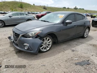 2014 Mazda 3 S Touring with VIN JM1BM1L33E1175322, listed as a Copart auction lot 61110635 with Not provided miles and Salvage title. Bid and sale history available at DreamBid. Image 1.