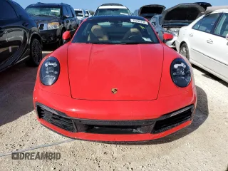 2022 Porsche 911 Carrera with VIN WP0AA2A92NS205440, listed as a Copart auction lot 78298794 with 0 mi miles and Salvage Title. Bid and sale history available at carsss.com. Image 5.