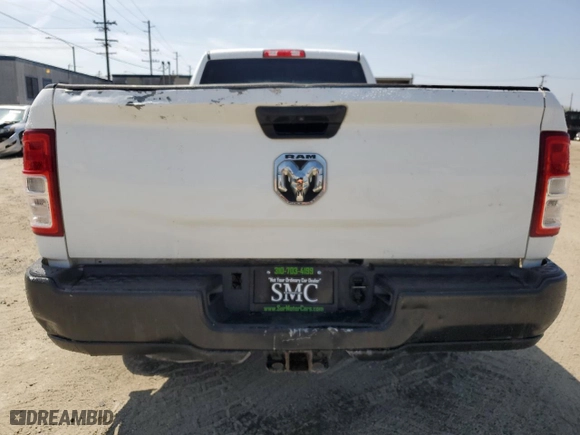 2022 Ram 2500 Tradesman with VIN 3C6UR4HL3NG158873, listed as a Copart auction lot 53864215 with 38,364 mi miles and Clean Title. Bid and sale history available at carsss.com. Image 6.