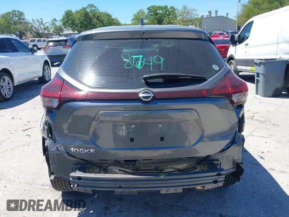 2023 Nissan Kicks S with VIN 3N1CP5BV5PL552026, listed as a IAAI auction lot 41882997 with 16,623 mi miles. Bid and sale history available at carsss.com. Image 17.