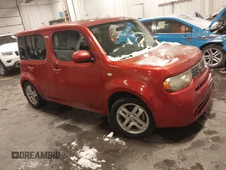 2009 Nissan Cube 1.8 SL with VIN JN8AZ28R29T119001, listed as a IAAI auction lot 41583215 with 203,906 mi miles. Bid and sale history available at carsss.com. Image 1.