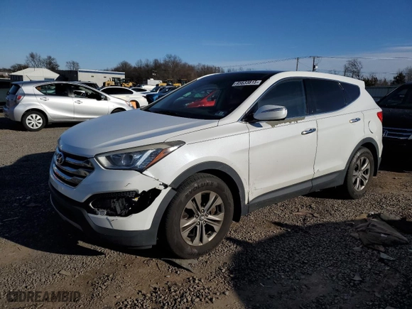 2013 Hyundai Santa Fe Premium with VIN 5XYZUDLB4DG094271, listed as a Copart auction lot 45633815 with 122,616 mi miles and Salvage Title. Bid and sale history available at carsss.com. Image 1.