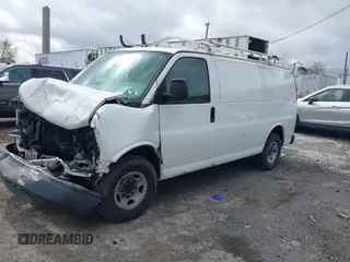 2009 Chevrolet Express Cargo Van with VIN 1GCGG25C791108423, listed as a IAAI auction lot 41919297 with 1 mi miles. Bid and sale history available at carsss.com. Image 17.