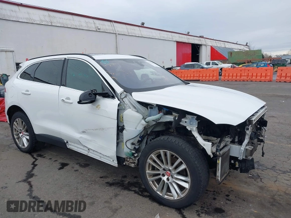 2018 Jaguar F-Pace 25t Prestige with VIN SADCK2FX5JA258604, listed as a IAAI auction lot 41752409 with 107,840 mi miles and . Bid and sale history available at DreamBid. Image 6.
