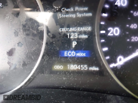 2014 Lexus ES 300h Hybrid with VIN JTHBW1GG4E2064553, listed as a IAAI auction lot 42002058 with 180,455 mi miles. Bid and sale history available at carsss.com. Image 16.
