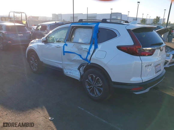 2020 Honda CR-V EX with VIN 7FARW1H58LE014959, listed as a IAAI auction lot 41611346 with 49,936 mi miles. Bid and sale history available at carsss.com. Image 3.