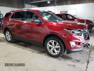 2021 Chevrolet Equinox Premier with VIN 2GNAXXEVXM6151610, listed as a Copart auction lot 60805265 with 14,520 mi miles and Salvage title. Bid and sale history available at DreamBid. Image 4.