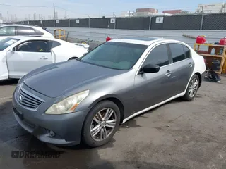 2011 Infiniti G25 Sedan Journey with VIN JN1DV6AP7BM600157, listed as a IAAI auction lot 41689374 with 138,183 mi miles. Bid and sale history available at carsss.com. Image 2.