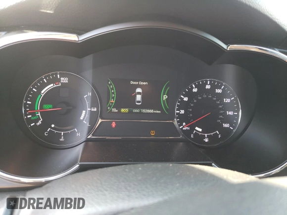 2013 Kia Optima Hybrid EX with VIN KNAGM4AD0D5061303, listed as a Copart auction lot 55118975 with 152,888 mi miles and Clean Title. Bid and sale history available at carsss.com. Image 9.