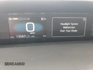 2022 Toyota Prius L Eco z VIN JTDKAMFU8N3180132, wystawiony jako Copart lot #52928455 z przebiegiem 13 547 mil mil oraz Szkoda całkowita • Salvage title. Historia ofert i sprzedaży dostępna na DreamBid. Obrazek 9.