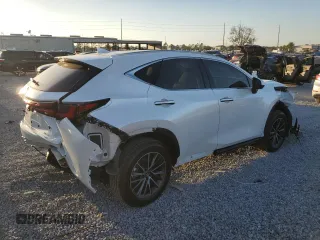 2025 Lexus NX with VIN JTJHGCEZ5S2023396, listed as a Copart auction lot 45227845 with 9,898 mi miles and Salvage Title. Bid and sale history available at carsss.com. Image 3.