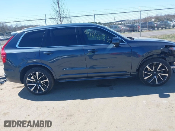 2020 Volvo XC90 Momentum with VIN YV4A22PK3L1535353, listed as a IAAI auction lot 41814583 with 90,073 mi miles. Bid and sale history available at carsss.com. Image 14.