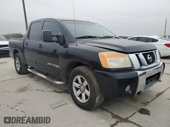 2010 Nissan Titan SE with VIN 1N6BA0ED7AN314912, listed as a Copart auction lot 44160485 with 382,943 mi miles and Salvage Title. Bid and sale history available at carsss.com. Image 4.
