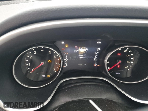 2018 Jeep Compass Latitude with VIN 3C4NJDBB9JT342849, listed as a Copart auction lot 52559935 with 81,241 mi miles and Salvage Title. Bid and sale history available at DreamBid. Image 9.