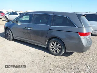 2015 Honda Odyssey EX-L z VIN 5FNRL5H64FB081051, wystawiony jako IAAI lot #42006508 z przebiegiem 154 923 mil mil oraz . Historia ofert i sprzedaży dostępna na DreamBid. Obrazek 3.