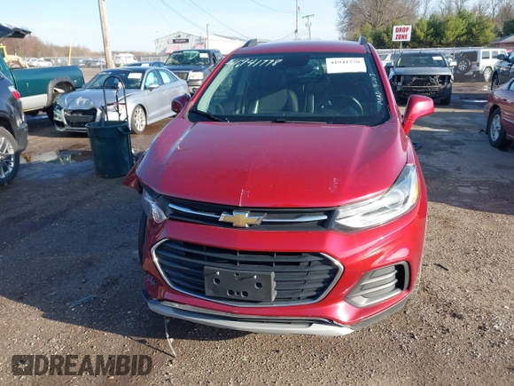 2018 Chevrolet Trax LT with VIN 3GNCJLSB5JL307086, listed as a IAAI auction lot 41941778 with 109,985 mi miles and . Bid and sale history available at carsss.com. Image 12.