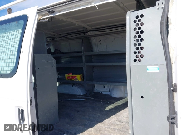 2014 Ford Econoline Cargo Commercial with VIN 1FTNE1EW8EDB20428, listed as a IAAI auction lot 41335946 with 201,988 mi miles and . Bid and sale history available at DreamBid. Image 8.
