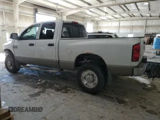 2008 Dodge Ram 2500 SLT with VIN 3D7KS28A18G250839, listed as a Copart auction lot 46255255 with 107,405 mi miles and Salvage Title. Bid and sale history available at carsss.com. Image 2.