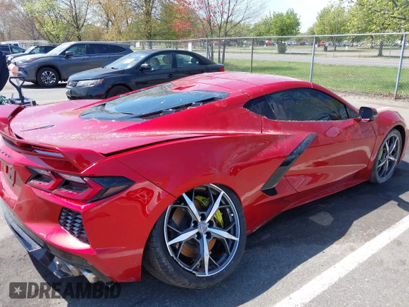 2023 Chevrolet Corvette 2LT z VIN 1G1YB2D43P5107409, wystawiony jako IAAI lot #42106263 z przebiegiem Nie podano mil oraz . Historia ofert i sprzedaży dostępna na DreamBid. Obrazek 16.
