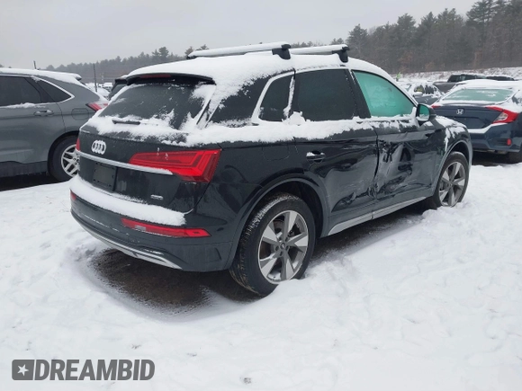 2023 Audi Q5 Premium Plus with VIN WA1BBAFY4P2067571, listed as a IAAI auction lot 41497906 with 21,713 mi miles and . Bid and sale history available at DreamBid. Image 4.