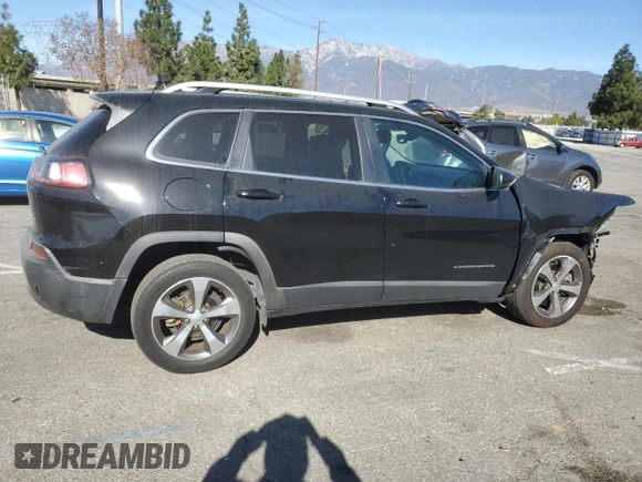 2020 Jeep Cherokee Limited with VIN 1C4PJLDB5LD545889, listed as a Copart auction lot 88579875 with 45,301 mi miles and Salvage Title. Bid and sale history available at carsss.com. Image 3.