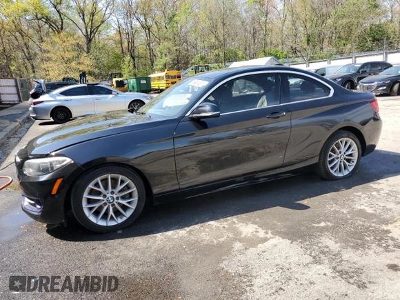 2016 BMW 2 Series 228i xDrive with VIN WBA1G9C53GV726361, listed as a Copart auction lot 52110745 with 88,939 mi miles and Clean title. Bid and sale history available at DreamBid. Image 1.