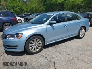 2013 Volkswagen Passat SEL Premium with VIN 1VWCH7A37DC066795, listed as a Copart auction lot 52380595 with 128,439 mi miles and Clean Title. Bid and sale history available at carsss.com. Image 1.
