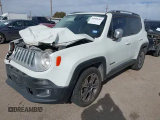 2016 Jeep Renegade Limited with VIN ZACCJADT6GPC88812, listed as a IAAI auction lot 41409614 with 99,243 mi miles and . Bid and sale history available at DreamBid. Image 2.