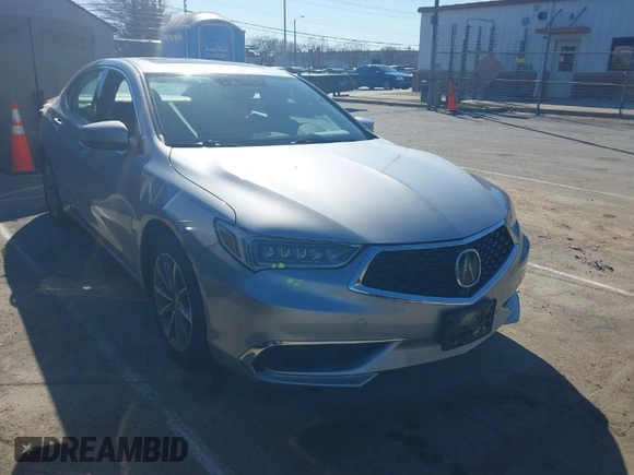 2018 Acura TLX w/Technology Pkg with VIN 19UUB1F56JA003499, listed as a IAAI auction lot 41810524 with 56,224 mi miles. Bid and sale history available at carsss.com. Image 1.