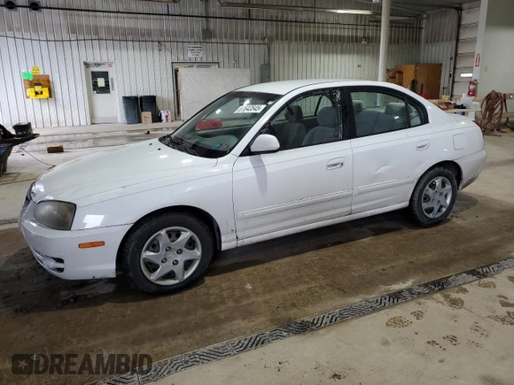 2005 Hyundai Elantra GLS z VIN KMHDN46D85U088330, wystawiony jako Copart lot #57643545 z przebiegiem 146 292 mil mil oraz Szkody całkowita. Historia ofert i sprzedaży dostępna na DreamBid. Obrazek 1.