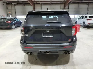 2020 Ford Explorer ST with VIN 1FM5K8GC9LGA24500, listed as a Copart auction lot 49854405 with 91,323 mi miles and Salvage Title. Bid and sale history available at carsss.com. Image 6.