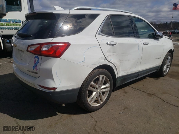 2018 Chevrolet Equinox Premier with VIN 3GNAXVEV8JL113417, listed as a Copart auction lot 49829995 with 91,537 mi miles and Salvage Title. Bid and sale history available at carsss.com. Image 3.