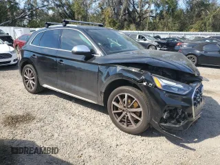 2022 Audi SQ5 Premium Plus with VIN WA1B4AFY2N2126494, listed as a Copart auction lot 43123265 with 14,397 mi miles and Non Repairable. Bid and sale history available at DreamBid. Image 4.