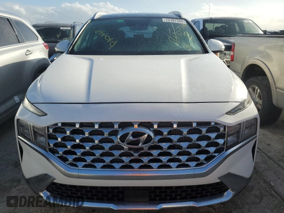2023 Hyundai Santa Fe Hybrid SEL Premium with VIN 5NMS3DA11PH006172, listed as a Copart auction lot 75107344 with 0 mi miles and Salvage Title. Bid and sale history available at carsss.com. Image 5.