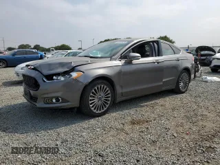 2014 Ford Fusion Titanium with VIN 3FA6P0K91ER332575, listed as a Copart auction lot 64959835 with 144,993 mi miles and Salvage title. Bid and sale history available at DreamBid. Image 1.