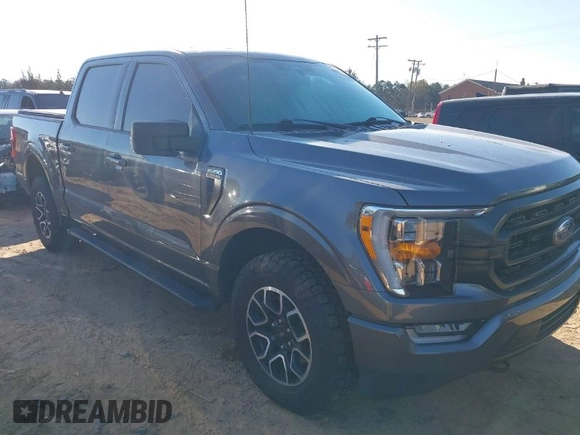 2021 Ford F-150 XL with VIN 1FTFW1E56MFC11922, listed as a IAAI auction lot 41807368 with 53,483 mi miles. Bid and sale history available at carsss.com. Image 1.