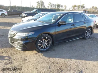 2015 Acura TLX V6 Tech with VIN 19UUB2F55FA004253, listed as a IAAI auction lot 41524795 with NaN miles. Bid and sale history available at carsss.com. Image 17.