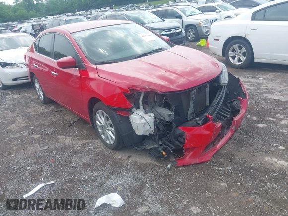 2019 Nissan Sentra SV with VIN 3N1AB7AP9KY233812, listed as a IAAI auction lot 42147766 with 83,006 mi miles and . Bid and sale history available at DreamBid. Image 1.