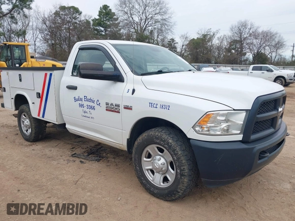 2016 Ram 2500 Tradesman with VIN 3C7WR4AJ8GG191366, listed as a IAAI auction lot 41671363 with 83,410 mi miles. Bid and sale history available at carsss.com. Image 1.