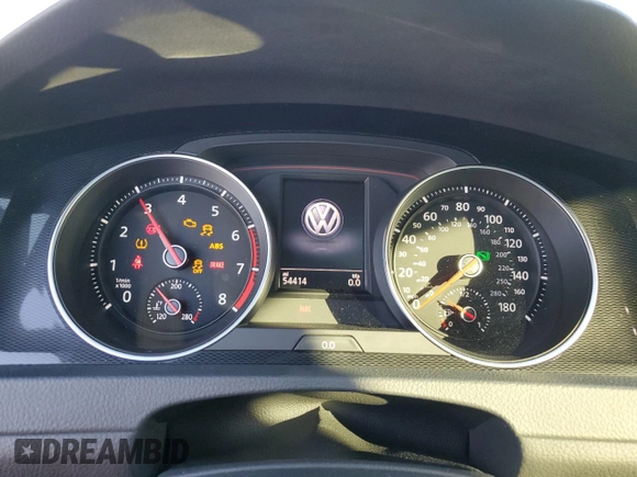 2016 Volkswagen Golf GTI Autobahn w/Performance Pkg with VIN 3VW447AU1GM016051, listed as a Copart auction lot 88170745 with 54,414 mi miles and Salvage Title. Bid and sale history available at carsss.com. Image 9.