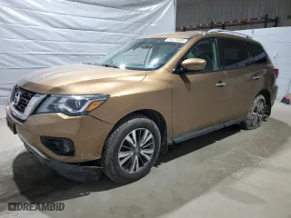 2017 Nissan Pathfinder S with VIN 5N1DR2MMXHC601891, listed as a Copart auction lot 48224485 with 96,224 mi miles and Salvage Title. Bid and sale history available at carsss.com. Image 1.
