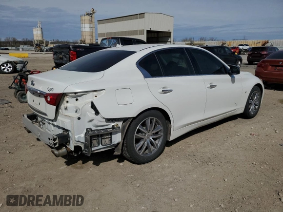 2014 Infiniti Q50 Premium z VIN JN1BV7AP4EM683628, wystawiony jako Copart lot #50084865 z przebiegiem 130 543 mil mil oraz Szkoda całkowita • Salvage title. Historia ofert i sprzedaży dostępna na DreamBid. Obrazek 3.
