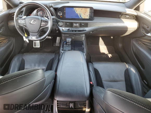 2021 Lexus LS z VIN JTHF51GF2M5008720, wystawiony jako Copart lot #58094635 z przebiegiem 29 010 mil mil oraz Szkoda całkowita • Salvage title. Historia ofert i sprzedaży dostępna na DreamBid. Obrazek 8.