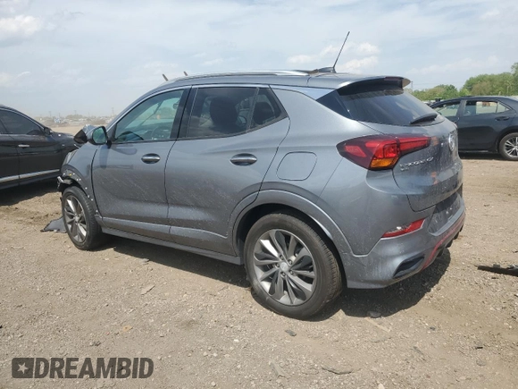 2022 Buick Encore GX Essence with VIN KL4MMGSL3NB011134, listed as a Copart auction lot 57134005 with 88,021 mi miles and Salvage title. Bid and sale history available at DreamBid. Image 2.
