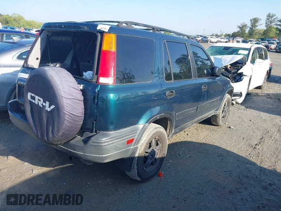 1997 Honda CR-V with VIN JHLRD1857VC011409, listed as a IAAI auction lot 41971474 with 377,770 mi miles. Bid and sale history available at carsss.com. Image 4.
