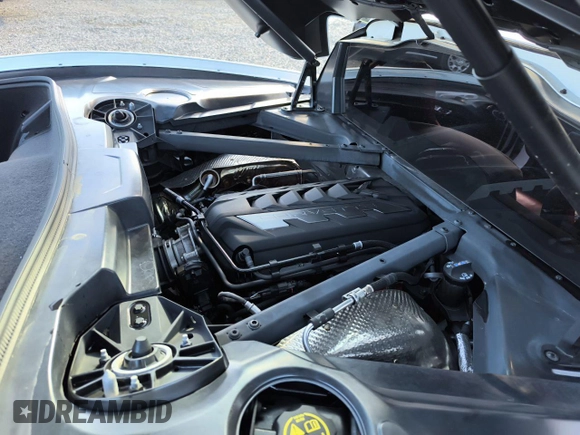 2023 Chevrolet Corvette 1LT with VIN 1G1YA2D42P5116900, listed as a Copart auction lot 56719765 with 15,129 mi miles and Salvage title. Bid and sale history available at DreamBid. Image 12.