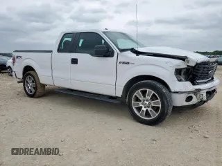 2014 Ford F-150 XL with VIN 1FTFX1CF0EKF20982, listed as a Copart auction lot 54354955 with 137,093 mi miles and Salvage Title. Bid and sale history available at DreamBid. Image 4.